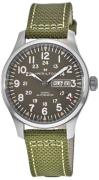 Hamilton Herrklocka H70535081 Khaki Field Grå/Läder Ø42 mm