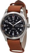 Hamilton Herrklocka H70535531 Svart/Läder Ø42 mm