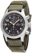 Hamilton Herrklocka H71706830 Khaki Field Svart/Läder Ø44 mm