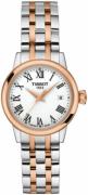 Tissot Damklocka T129.210.22.013.00 T-Classic Vit/Roséguldstonat