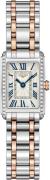 Longines Damklocka L5.258.5.79.7 DolceVita Beige/18 karat roséguld