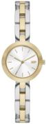 DKNY Damklocka NY6627 City Link Vit/Guldtonat stål Ø26 mm