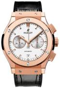 Hublot Herrklocka 541.OX.2611.LR Classic Fusion Silverfärgad/Läder