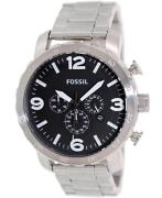 Fossil Herrklocka JR1353 Nate Svart/Stål Ø50 mm