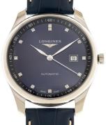 Longines Herrklocka L2.893.4.97.0 Master Blå/Läder Ø42 mm