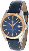 Tissot Herrklocka T927.407.46.041.00 Powermatic 80 Blå/Läder Ø40 mm