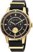 Esprit Damklocka ES1L140P0035 Svart/Gummi Ø40 mm