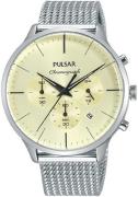 Pulsar Herrklocka PT3859X1 Regular Champagnefärgad/Stål Ø43 mm