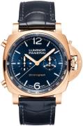 Panerai Herrklocka PAM01111 Luminor Blå/Läder Ø44 mm