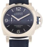 Panerai Herrklocka PAM01157 Luminor Blå/Textil Ø44 mm