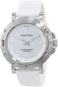 Nautica NAD12548G Vit/Gummi Ø40 mm