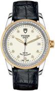 Tudor M55023-0094 Glamour Date Vit/Läder Ø36 mm