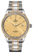 Tudor Herrklocka M12703-0004 Style Champagnefärgad/18 karat gult