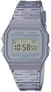 Casio F-91WS-8DF Vintage Grå/Resinplast Ø33 mm