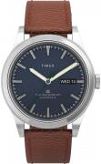 Timex Herrklocka TW2U91000 Blå/Läder Ø39 mm