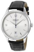 Montblanc Herrklocka 112533 Meisterstück Silverfärgad/Läder Ø40 mm