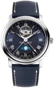 Frederique Constant Herrklocka FC-335MCNW4P26 Classics Blå/Läder