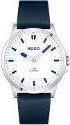 Hugo Boss Herrklocka 1530245 First Blå/Läder Ø43 mm