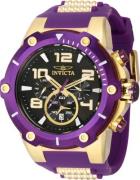 Invicta Herrklocka 40895 Speedway Lila/Plast Ø51.5 mm