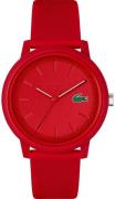 Lacoste 12.12 Herrklocka 2011173 Röd/Plast Ø42 mm