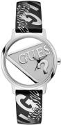 Guess Damklocka V1009M1 Silverfärgad/Läder Ø42 mm