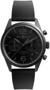 Bell & Ross Herrklocka BRV126-PHANTOM BR 126 Svart/Gummi Ø41 mm