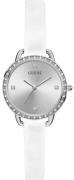 Guess Damklocka GW0099L1 Silverfärgad/Läder Ø30 mm