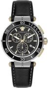 Versace Herrklocka VE3L00222 Greca Svart/Läder Ø45 mm