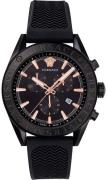 Versace Herrklocka VEHB00419 V Chrono Svart/Plast Ø45 mm