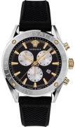 Versace Herrklocka VEHB00119 V Chrono Svart/Plast Ø45 mm