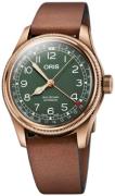 Oris Herrklocka 01 754 7741 3167-07 5 20 58BR Aviation Grön/Läder