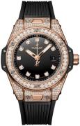 Hublot Damklocka 485.OX.1280.RX.1604 Big Bang 33mm Svart/Gummi Ø33 mm