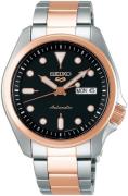 Seiko 5 Herrklocka SRPE58K1 Svart/Roséguldstonat stål Ø40 mm