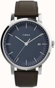 Timex TW2V36500 Midtown Blå/Läder Ø38 mm