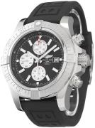 Breitling Herrklocka A13371111B1S2 Super Avenger Ii Svart/Gummi Ø48