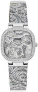 Guess Damklocka GW0304L1 Tapestry Silverfärgad/Stål Ø32 mm