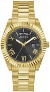 Guess Herrklocka GW0265G3 Connoisseur Svart/Gulguldtonat stål Ø42 mm