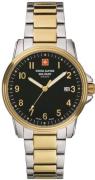 Swiss Alpine Military Herrklocka 7011.1147 Classic Svart/Guldtonat