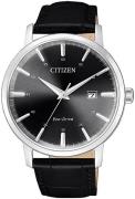 Citizen Herrklocka BM7460-11E Grå/Läder Ø40 mm