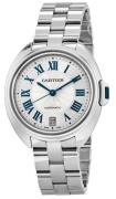 Cartier Damklocka WSCL0006 Calibre de Silverfärgad/Stål Ø35 mm