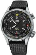 Oris Herrklocka 01 733 7705 4134-07 5 23 15FC Aviation Svart/Textil