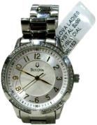 Bulova Damklocka 96L153 Dress Vit/Stål Ø32 mm