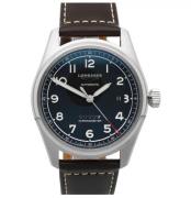 Longines Herrklocka L3.811.4.53.3 Spirit Svart/Läder Ø42 mm