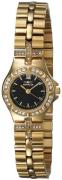 Invicta Damklocka 17065 Wildflower Svart/18 karat gult guld Ø21.5 mm