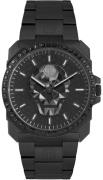 Philipp Plein Herrklocka PWLAA0922 The Skull Svart/Stål Ø40 mm