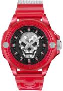 Philipp Plein Herrklocka PWWAA0223 The Skull Svart/Gummi Ø44 mm