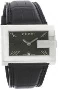 Gucci Herrklocka YA100302 Svart/Läder