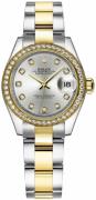 Rolex Damklocka 279383RBR-0008 Lady-Datejust 28 Silverfärgad/18