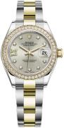 Rolex Damklocka 279383RBR-0004 Lady-Datejust 28 Silverfärgad/18