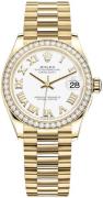 Rolex Damklocka 278288RBR-0009 Datejust 31 Vit/18 karat gult guld